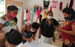 La SEDE realiza curso de Asistencia Técnica en Bordado Antiguo Quintanarroense