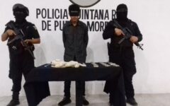 Detenido por posesión de droga en Puerto Morelos