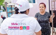 Seguridad y mejor servicio de agua potable, objetivos de Silvia Dzul en Villas del Sol