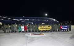 <strong>Ejército y Fuerza Aérea Mexicanos proporcionan ayuda humanitaria a Cuba para sofocar incendio de la Refinaría “Supertanqueros”</strong>