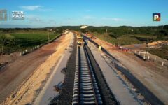 Tren Maya inicia montaje de prelosas para viaducto elevado en Tenosique, Tabasco 