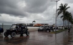 Cierran puerto por fuertes lluvias; las actividades turísticas se vieron paralizadas debido al fuerte aguacero 