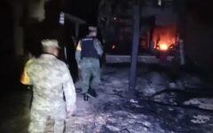 Aplica Ejército Mexicano Plan DN III E tras registrarse incendio en Puerto Morelos