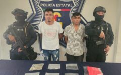 Asegura SSC a dos personas por delitos contra la salud en Tulum
