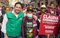 Reafirma Renán Sánchez, respaldo del PVEM a Claudia Sheinbaum en todo Quintana Roo