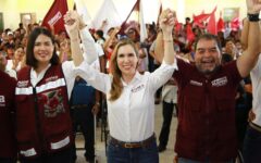 Atenea Gómez arranca fuerte su campaña en la zona continental de Isla Mujeres