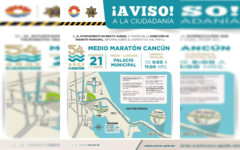 Únete a la fiesta deportiva del Medio Maratón de Cancún