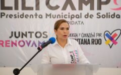 Lili Campos presenta sus propuestas de campaña en materia de seguridad