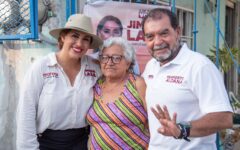 Jimena Lasa y Humberto Aldana piden apoyo para continuar con el segundo piso de la Cuarta Transformación