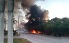 Sofocan Bomberos incendio en la Región 227