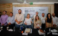Lili Campos establece compromisos con empresarios para el desarrollo de Solidaridad