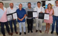 Firman Acuerdo Solidario para mitigar problema del sargazo en el Caribe Mexicano