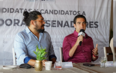 Gino Segura intercambia ideas con el sector empresarial de Playa del Carmen