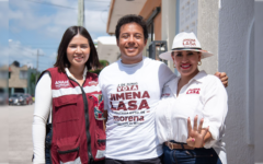 Jimena Lasa continúa llevando a cada rincón del Distrito 08 de Cancún su proyecto