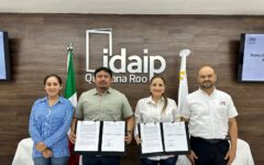 Fortaleciendo la transparencia IDAIPQROO y el Secretariado Ejecutivo del Sistema Estatal de Seguridad Pública unen esfuerzos en Quintana Roo