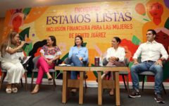 Anahí González se reúne con mujeres emprendedoras