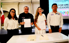 Pide Jorge Rodríguez a empresarias defender a Cancún este 2 de junio