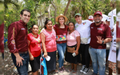 Atenea Gómez Ricalde continuará llevando bienestar a las familias de la comunidad de Francisco May