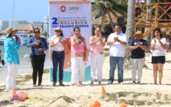 Realizan en Playa del Niño concurso inclusivo de esculturas de arena