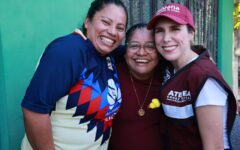 Atenea Gómez Ricalde va por la regularización de más colonias en la Zona Continental