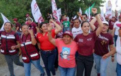 Ana Paty Peralta llama a cancunenses a votar por la continuidad de la Cuarta Transformación