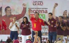 Rubén Carrillo cierra campaña en el domo Prado Norte